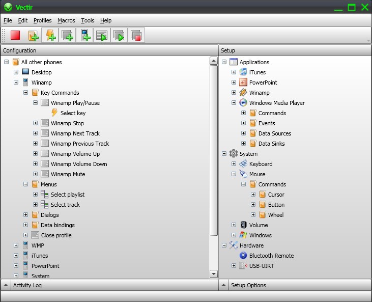 Screenshot for Vectir WiFi and Bluetooth Remote Control 2.7.0.0